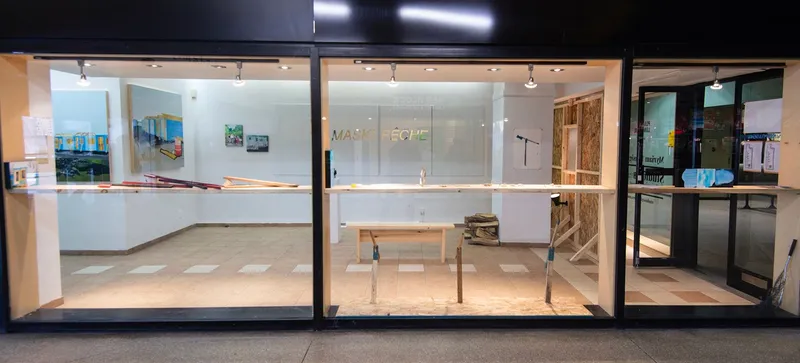 Maskipêche oeuvre installative - 2