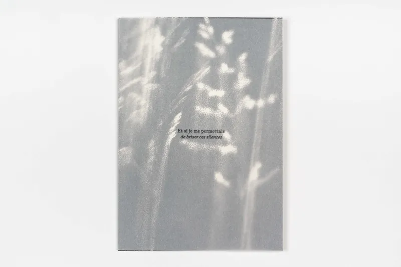 Livre d’artiste "Et si je me permettais de briser ces silences" - 2