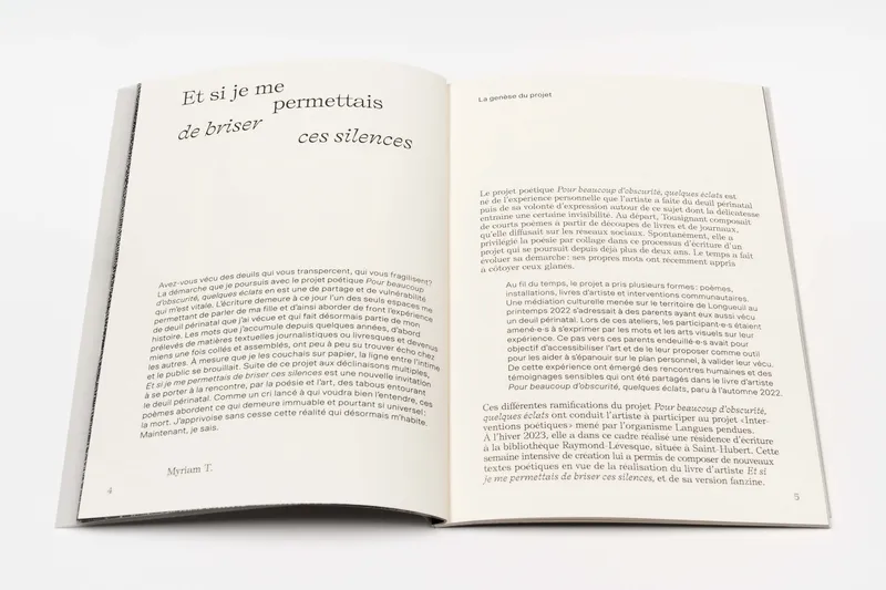 Livre d’artiste "Et si je me permettais de briser ces silences" - 4