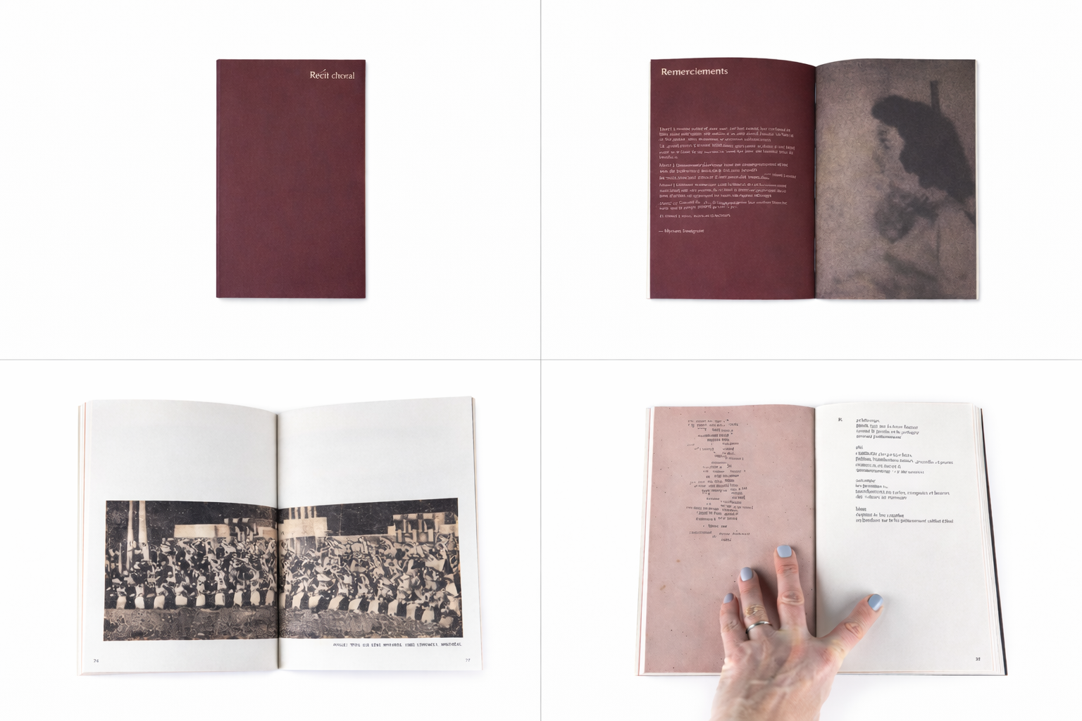 Livre d’artiste Récit choral